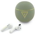 Guess Gold Line Triangle True Wireless Earphones with Charging Case - Khaki