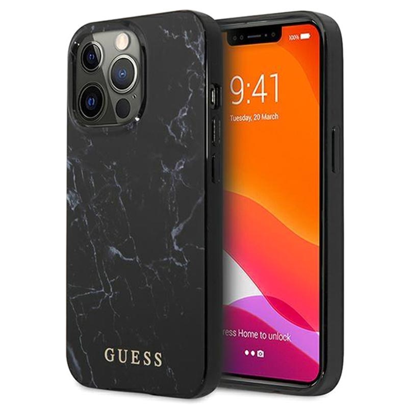 Guess Marble Collection iPhone 13 Pro Max Hybrid Case