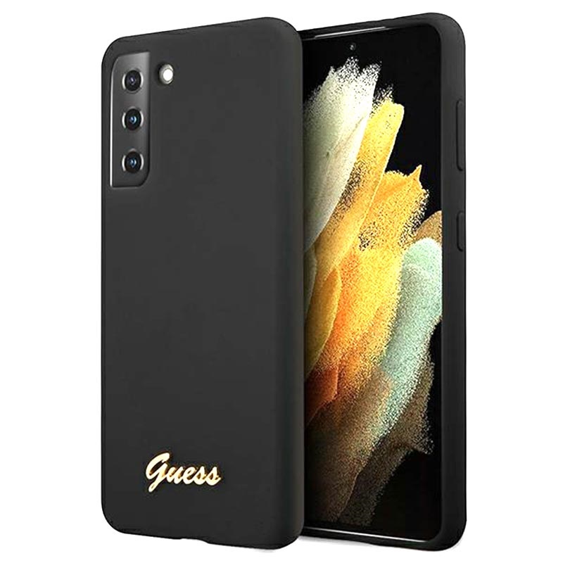 Guess Metal Logo Samsung Galaxy S21 5g Silicone Case Guess Metal Logo Samsung Galaxy S21 5g Silicone Case