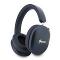 Guess Metallic Finish Gold Script Logo ENC Wireless Headphones - Navy