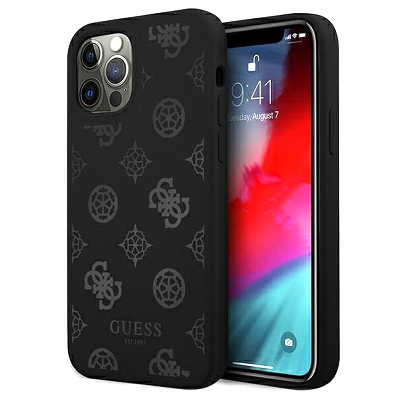 Guess Peony Collection Iphone 12 Pro Max Silicone Case
