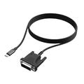HC-65 USB-C to DVI Cable / Video Adapter 1.9m - Black