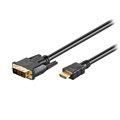 Goobay HDMI / DVI-D Cable - Gold Plated - 1.5m