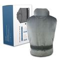 HP4076B Heating Pad Vest Wrap - Shoulder, Neck & Back - Grey