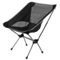 HS-334 Outdoor Camping Moon Chair - Black / Grey