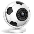 HY300F Football Shape Portable Projector - WiFi 6, Android 14 - White / Black