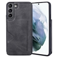 Hanman Mika Samsung Galaxy S23 5G Case with Wallet - Black