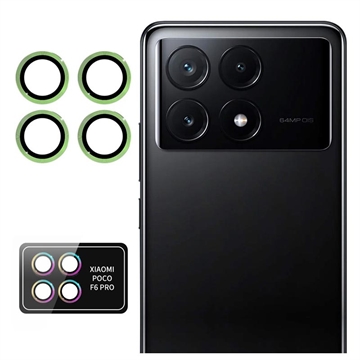 Xiaomi Poco F6 Pro Hat Prince Camera Lens Protector - Green