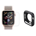 Hat Prince Apple Watch Series SE/6/5/4 Full Protection Set - 44mm - Black