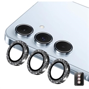 Samsung Galaxy S26+ Hat Prince Glitter Camera Lens Protector - Black