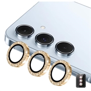 Samsung Galaxy S26+ Hat Prince Glitter Camera Lens Protector - Gold