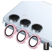 Samsung Galaxy S26+ Hat Prince Glitter Camera Lens Protector - Pink