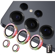 Samsung Galaxy S26 Ultra Hat Prince Glitter Camera Lens Protector - Colorful