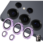 Samsung Galaxy S26 Ultra Hat Prince Glitter Camera Lens Protector - Purple