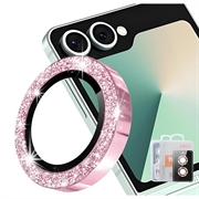 Samsung Galaxy Z Flip8 Hat Prince Glitter Camera Lens Protector - Pink