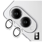 Samsung Galaxy Z Fold8 Hat Prince Glitter Camera Lens Protector - Silver