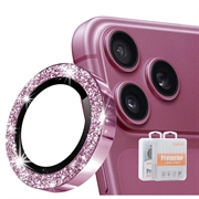 iPhone 18 Pro/18 Pro Max Hat Prince Glitter Camera Lens Protector - Burgundy