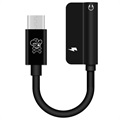 Hat Prince HC-13 USB-C / 3.5mm & Type-C Audio Adapter - Black