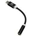 Hat Prince USB 3.1 Type-C / 3.5mm Audio Adapter - Black