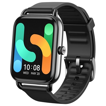 Haylou RS4 Plus LS11 Waterproof Smartwatch - Silicone Strap (Open Box - Excellent) - Black