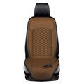 Heated Winter Plush Car Seat Cushion - Coffee
