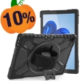 iPad Mini (2021) Heavy Duty 360 Case with Hand Strap - Black