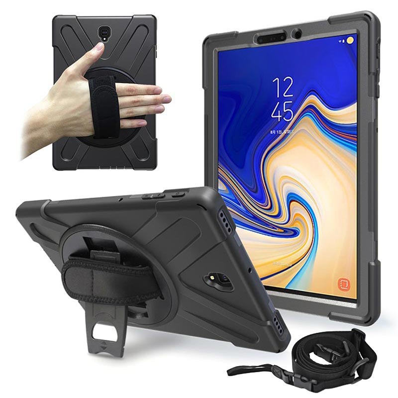 Samsung Tab S4 360 Case with Hand Strap