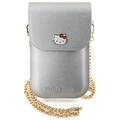 Hello Kitty HKOWBPGHDLMS Metal Logo Chain Universal Case - Silver