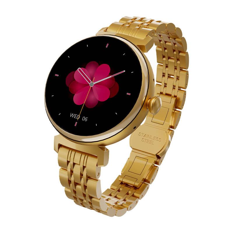 HiFuture Aura Smartwatch da donna, Display AMOLED in Acciaio