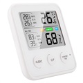 High-Precision Digital Thermometer / Humidity Meter TS-9909 - White