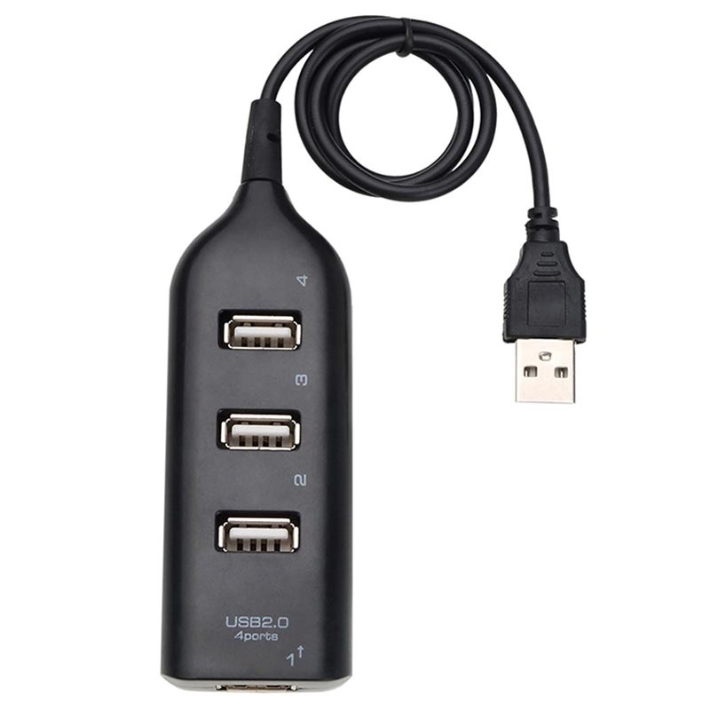 Ride Syge person modul High-Speed 4-Port USB Hub 2.0 - 480Mbps