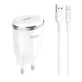 Hoco Thunder Power C37A MicroUSB Travel Charger - White