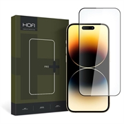 iPhone 15 Hofi Premium Pro+ Tempered Glass Screen Protector - 9H - Black Edge