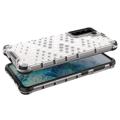 Honeycomb Armored Samsung Galaxy S22 5G Hybrid Case - Transparent