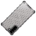 Honeycomb Armored Samsung Galaxy S22 5G Hybrid Case - Transparent