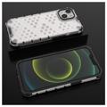 Honeycomb Armored iPhone 14 Hybrid Case - Transparent