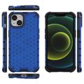 Honeycomb Armored iPhone 14 Max Hybrid Case - Blue