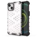 Honeycomb Armored iPhone 14 Max Hybrid Case - Transparent