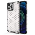Honeycomb Armored iPhone 14 Pro Hybrid Case - Transparent