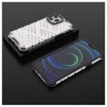 Honeycomb Armored iPhone 14 Pro Hybrid Case - Transparent