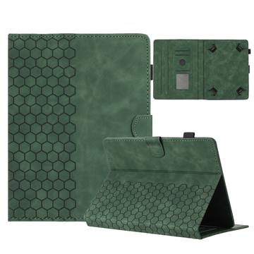 Honeycomb Patterned Universal Tablet Case with Card Slots - 10"
