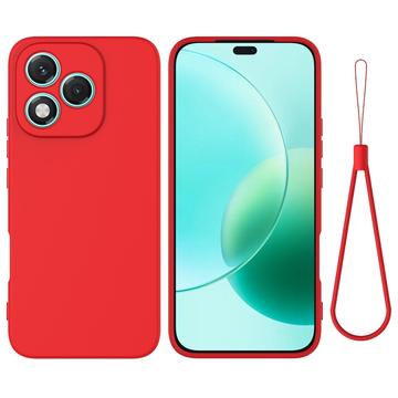 Honor 400 Lite Liquid Silicone Case with Hand Strap