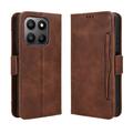Honor 400 Smart 5G/4G/X7d 4G Cardholder Wallet Case - Brown