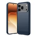 Honor 600/600 Pro Brushed TPU Case - Carbon Fiber - Blue