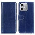 Honor 600 Lite Wallet Case with Stand - Blue