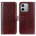 Honor 600 Lite Wallet Case with Stand - Brown