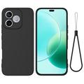 Honor 600e/600 Lite/X80i Liquid Silicone Case with Hand Strap