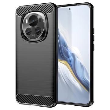 Honor Magic6 Brushed TPU Case - Carbon Fiber - Black