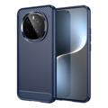 Honor Magic7 Brushed TPU Case - Carbon Fiber - Blue