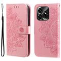 Honor X5c Plus Mandala Series Wallet Case - Pink